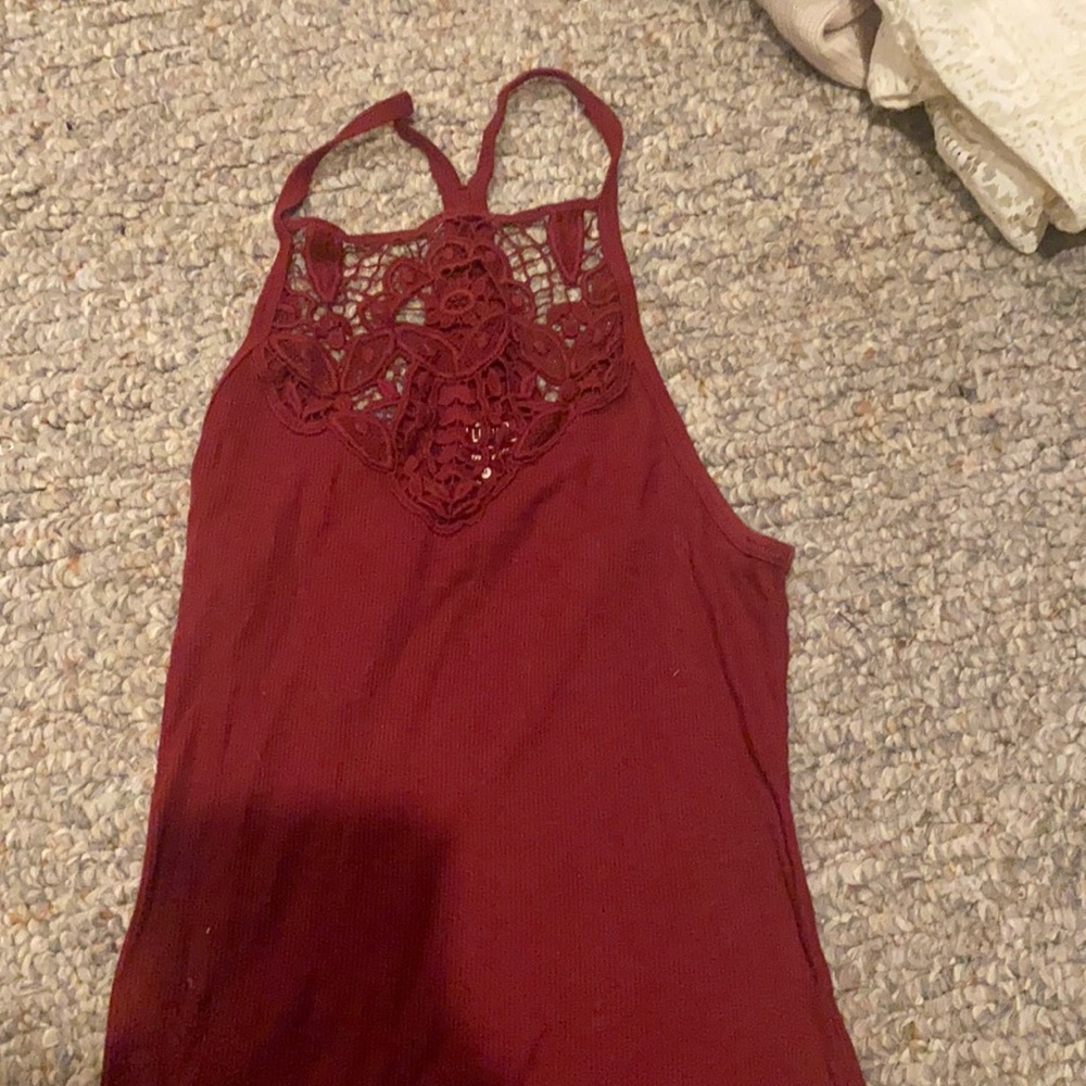 Hollister high neck tank top